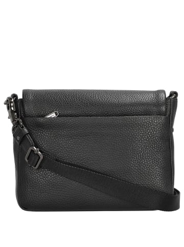 Mandarina Duck Mellow Leather - Umhängetasche 22 cm (nero) in nero