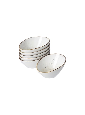 Ritzenhoff & Breker 6er Set Dipschalen Cosmo 11,5 x 8,5 cm in grau
