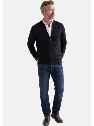 Redmond Strickjacke Basic in Schwarz