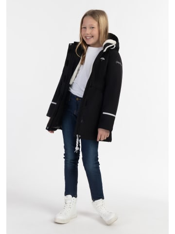 Schmuddelwedda Mädchen Winterjacke in Schwarz