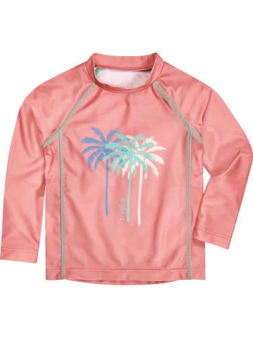 Playshoes UV-Schutz Shirt 1/1-Arm Palmen in koralle
