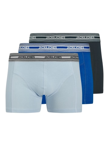 JACK & JONES Junior 3er Pack Boxershorts JACLEO SOLID TRUNKS JNR in chambray blue