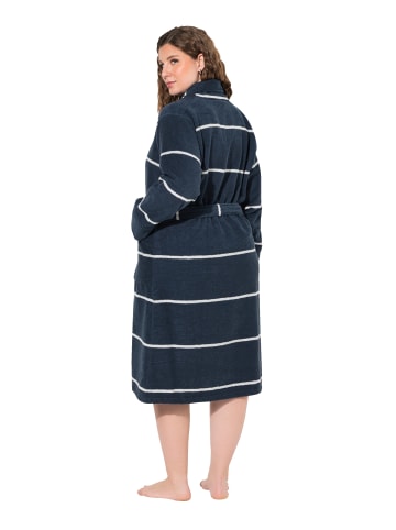 Ulla Popken Bademantel in nachtblau
