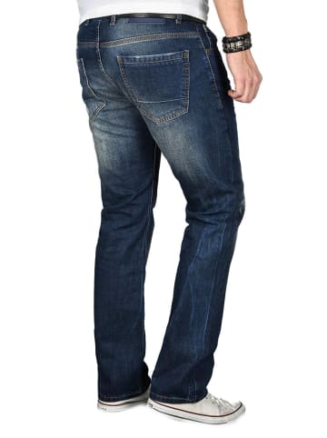 Alessandro Salvarini Jeans A. Salvarini Herren Jeans Blau Multi AS060-AS065 in Denim