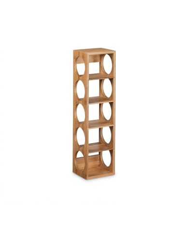 relaxdays 2 x Weinregal in Natur - (B)14 x (H)53 x (T)12 cm