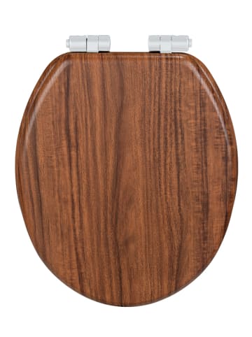 Wenko WC-Sitz Mod. Chestnut Braun, WC-Sitz Chestnut Braun in Braun