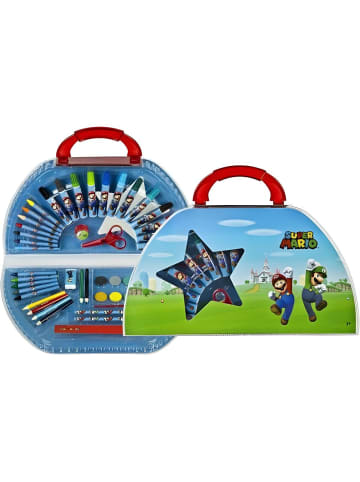 Super Mario Super Mario Malset Unterwegs Kreativer Malspaß mit Mario, Luigi in Mehrfarbig