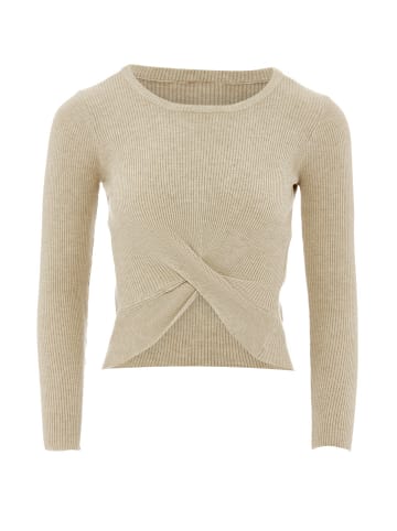 NALLY Strickpullover in Beige