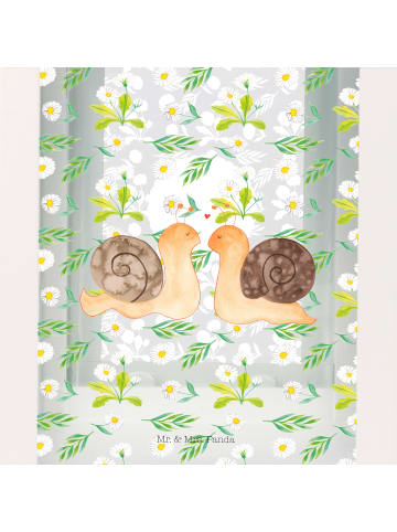 Mr. & Mrs. Panda Kerzenhalter Schnecken Liebe ohne Spruch in Transparent