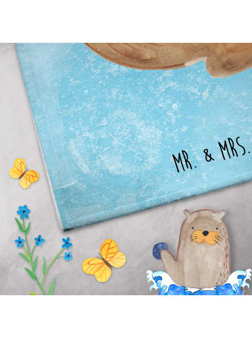 Mr. & Mrs. Panda Gästehandtücher Eichhörnchen Weihnachten ohne S... in Eisblau