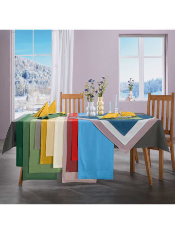 REDBEST Baumwolle Tischdecke Tulsa in curry