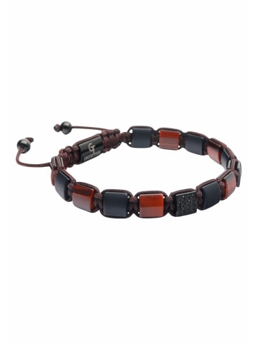 GT COLLECTION Armband Flat-Bead in red