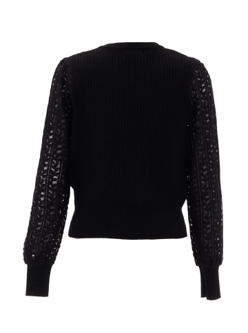 NAEMI Damen Strickpullover in Schwarz