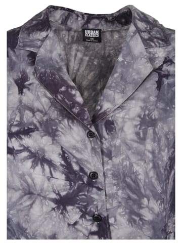 Urban Classics Urban Classics Damen Ladies Viscose Tie Dye Resort Shirt in dark