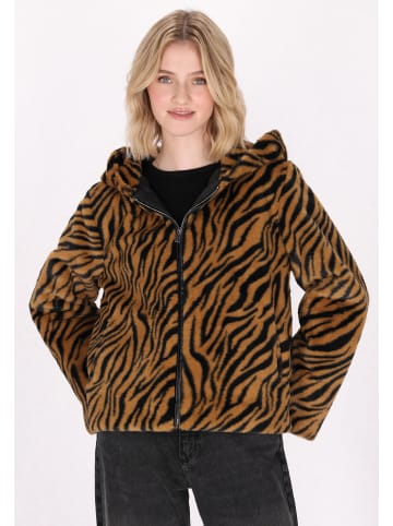 myMo Damen Jacket in Braun Schwarz