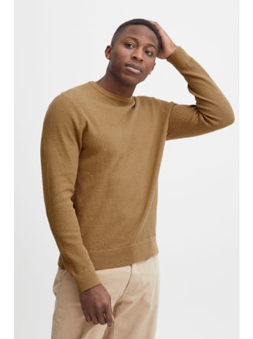 CASUAL FRIDAY Rundhalspullover CFKarlo in Braun