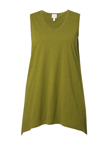 Ulla Popken Longshirt in blattgrün