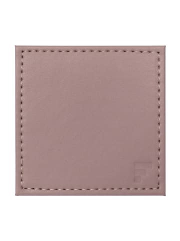 FREEFORM FREEFORM | Untersetzer, DUO, altrosa/stein, 10 x 10 cm