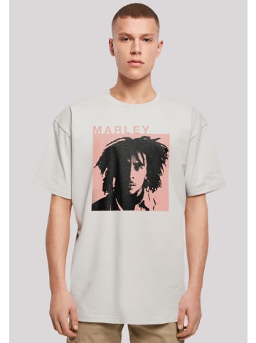 F4NT4STIC Heavy Oversize T-Shirt Bob Marley Reggae Music by Rock Off in lightasphalt