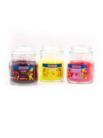 Haribo Haribo™ 3er Duftkerzen-Geschenkset "Frucht Power"