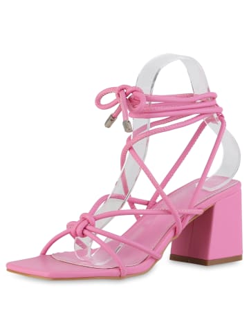 VAN HILL Riemchensandaletten Ella in Fuchsia