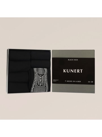 Kunert Socken Black box in Black