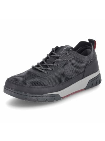 Bugatti Schnürhalbschuh in schwarz