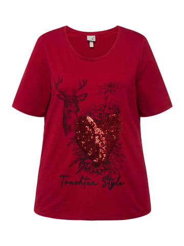 Ulla Popken Shirt in dunkelrot