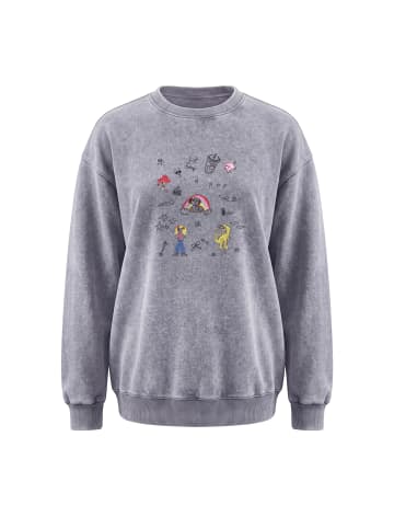 myMo Women Sweatshirt in Dark Grey