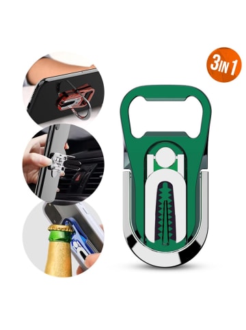 COFI 1453 Die 3-in-1 Handyhalterung mit Flaschenöffner & 360° in Grün