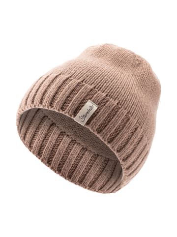Sterntaler Strickmütze Lambswool in mittelbraun
