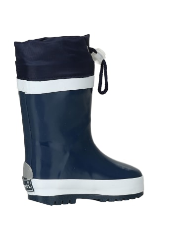 Playshoes Gummistiefel Basic gefüttert in Marine