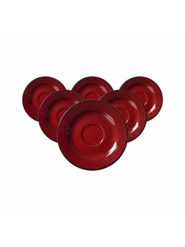 Ritzenhoff & Breker 6er Set Espressountertassen Gambia ø 12,5 cm in rot