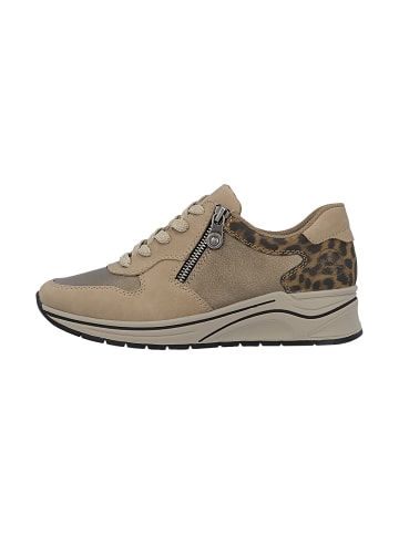rieker Niedrige Schnürsenkel Sneakers Nabukino Beige