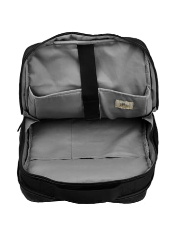 Camel Active TRACES Rucksack mit gepolstertem Laptopfach in Schwarz