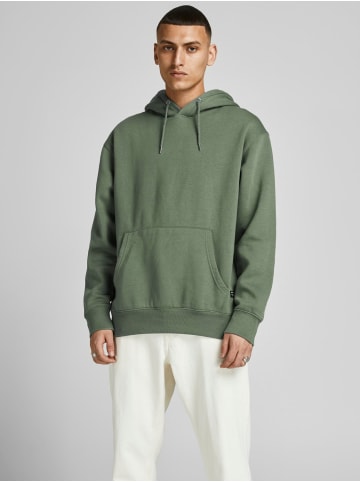 Jack & Jones Hoodie SWEAT HOOD Jumper Kapuzen Pullover in Grau-Grün