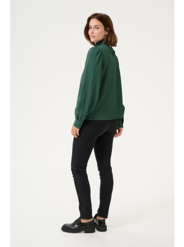 Kaffe Langarm-Bluse KAditte in Garden Topiary