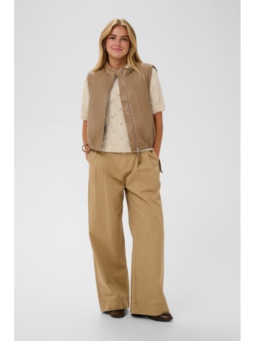SAINT TROPEZ Weste PaydenSZ Gerade Passform in Tiger's Eye