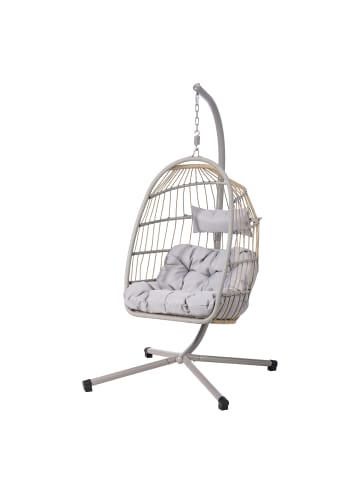 home24 Hängesessel Hooper in Beige