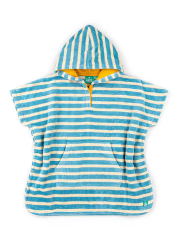 Little Green Radicals Babies Hooded Beach Poncho in Blue