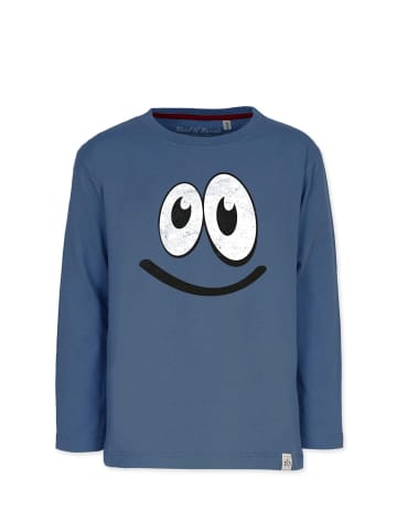 Band of Rascals Longsleeve " Smile " in blau