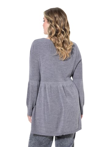 MIAMODA Pullover in hellgrau mélange