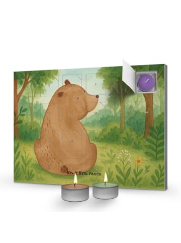 Mr. & Mrs. Panda adventskalender mit kerzen Bär Schulterblick De... in Weiß