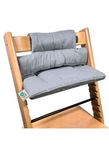 LaLoona Sitzkissen / Hochstuhlauflage für Stokke in grau
