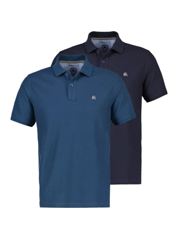 Lerros Poloshirt Basic in blau / dunkelblau