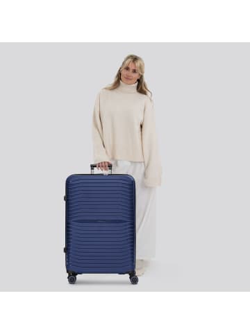 Stratic Shine 4 Rollen Trolley 76 cm in navy blue
