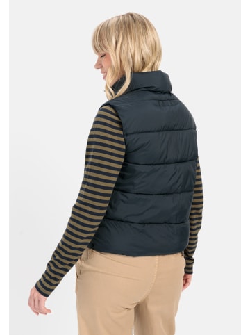 Camel Active Steppweste aus recyceltem Polyester in Nachtblau