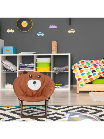 relaxdays Moonchair Kinder "Bär" - (B)50 x (H)47 x (T)48 cm