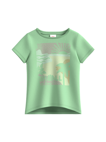 s.Oliver T-Shirt kurzarm in Grün