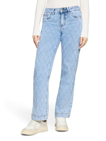 CARTOON Stretch-Jeans mit Strass in Light Blue Denim